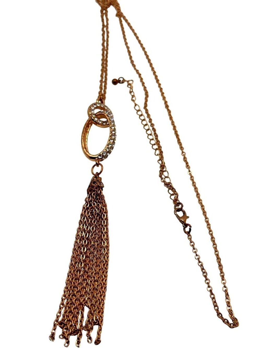 Whimsy Tassel Pendant Necklace Long Chain